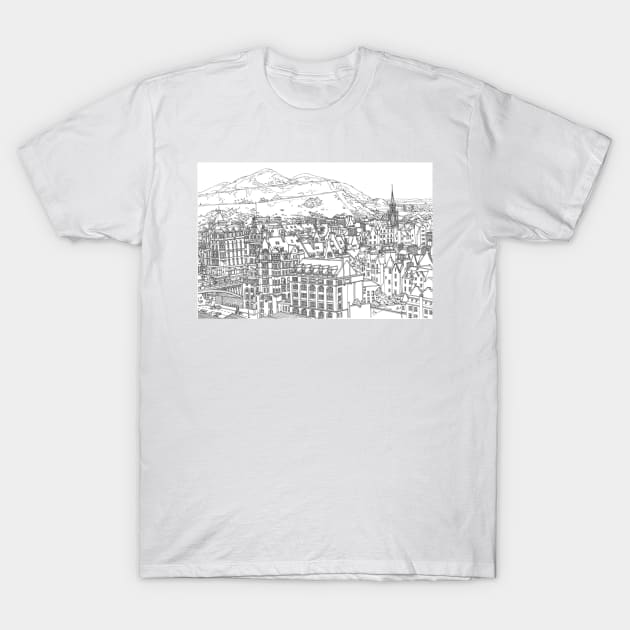 Edinburgh T-Shirt by valery in the gallery